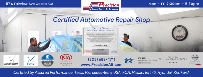 Certified by Assured Performance, Tesla, Mercedes-Benz USA, FCA, Nissan, Infiniti, Hyundai, Kia, Ford