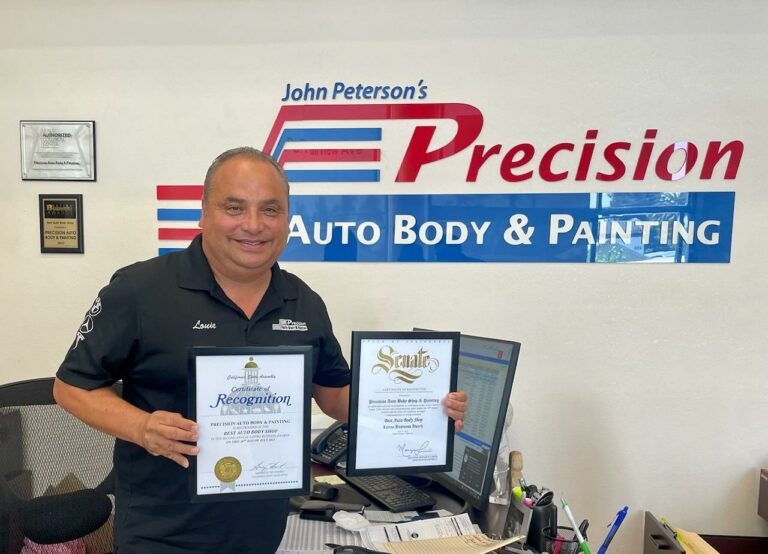 Precision Wins “Best Auto Body Shop” in Latino Business Awards 2nd Year In A Row